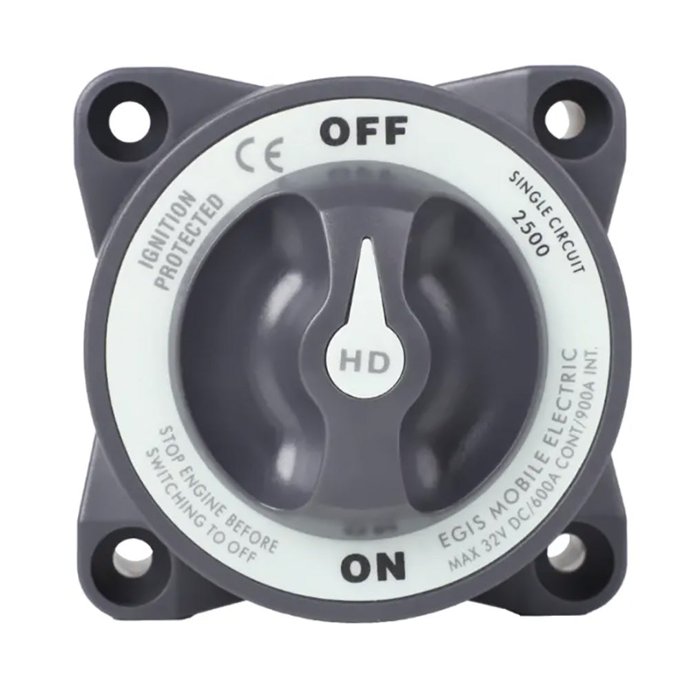 Egis Battery Switch - Heavy Duty-Series 600A - Off/On [2500]